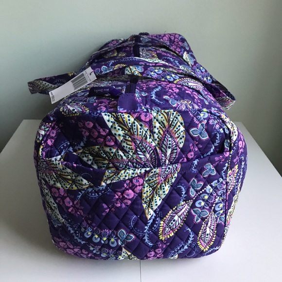 Vera Bradley Bags Vera Bradley Batik Leaves Large Traveler Duffel